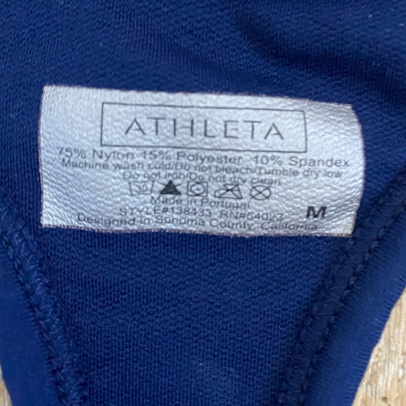 Athleta Rev Up Stripe Tank Size M - Picture 7 of 9